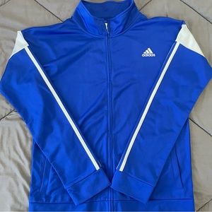 Adidas Blue Tracksuit Jacket Kids XL/Ages 18-20